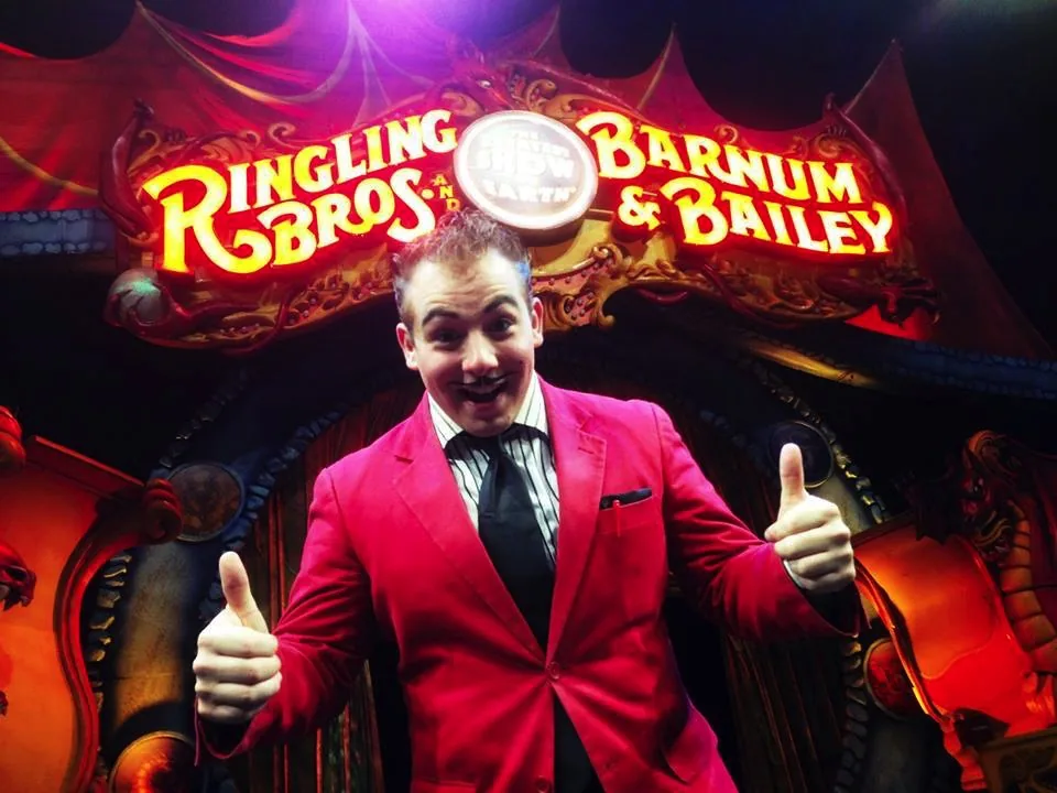 Victor Rossi avec Ringling Brothers and Barnum & Bailey aux États-Unis 2015 - Début de carrière internationale